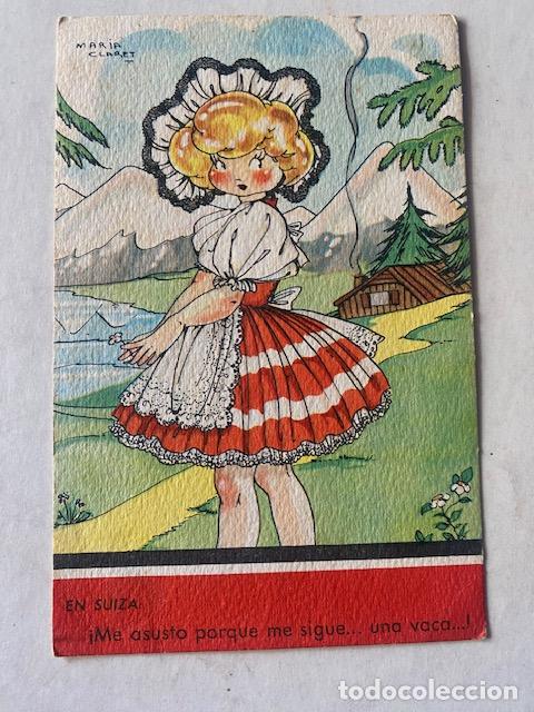 Postales: MARI PEPA en SUIZA - Maria Claret - Serie U n&ordm; 8.