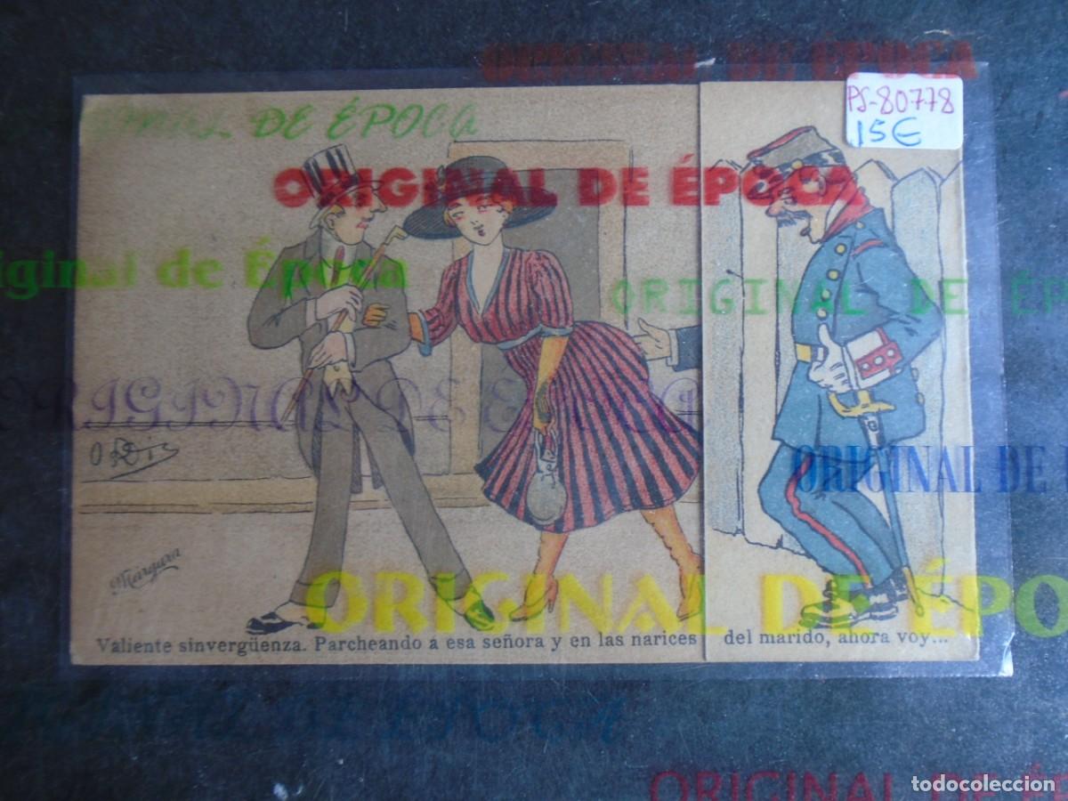 Postales: (PS-80778)POSTAL PLEGABLE ILUSTRADA