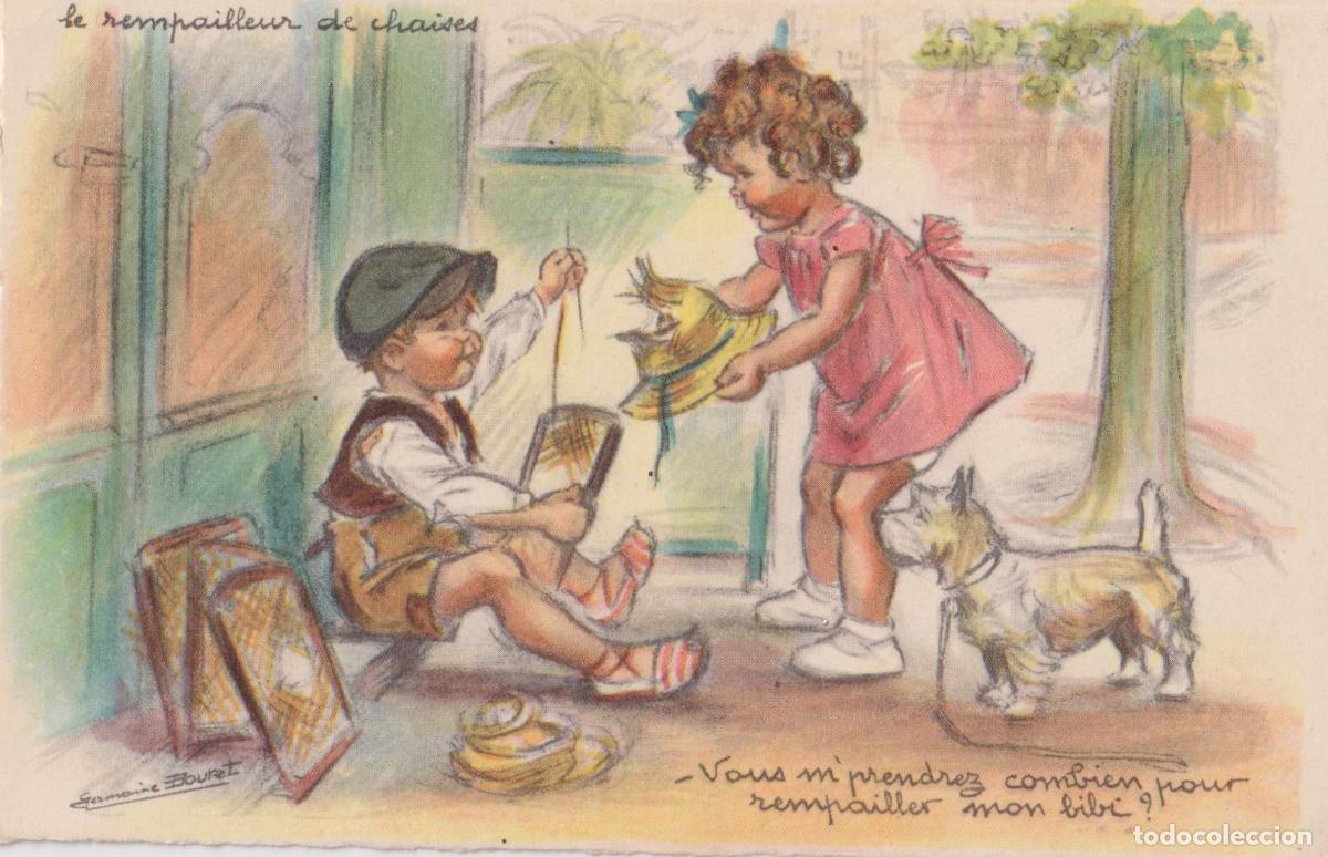 Postales: ILUSTRADOR: GERMAIN BOURET, COMBIEN POUR FDMPAILLER - BOURET N&ordm;725 - ESCRITA