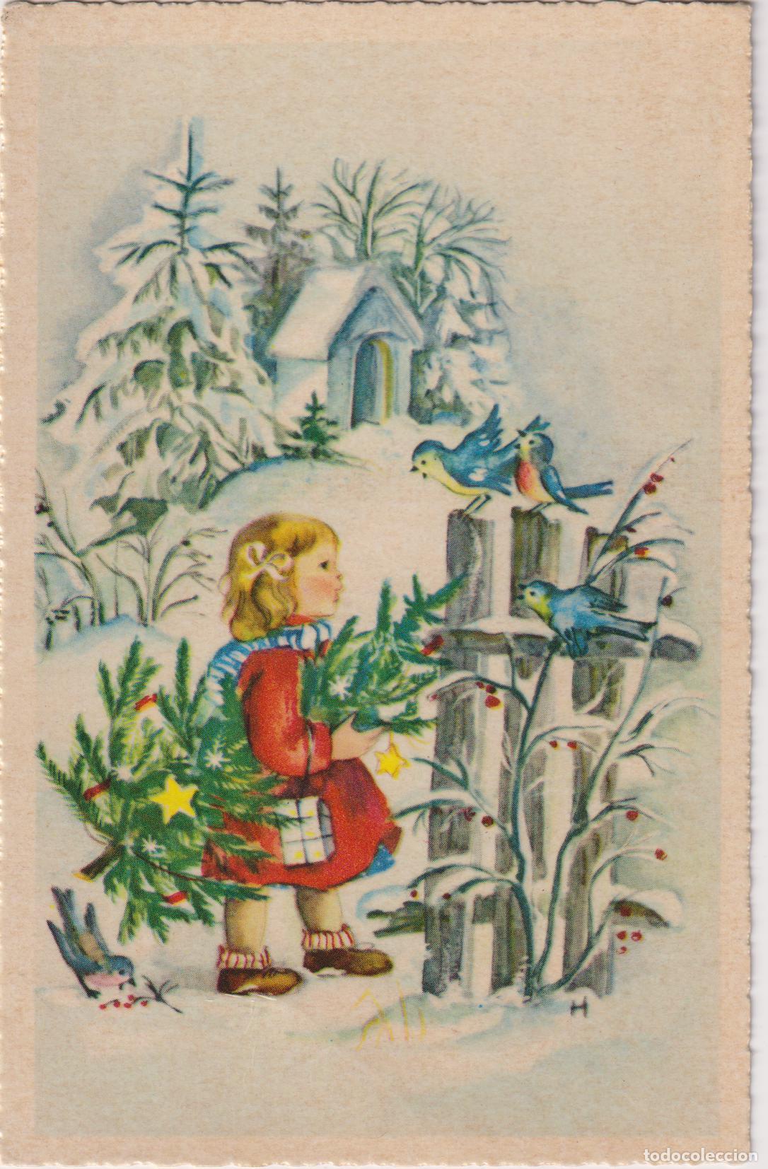 Postales: ILUSTRADOR: DESCONOCIDO, INVIERNO - AMAG GL 180 - S/C