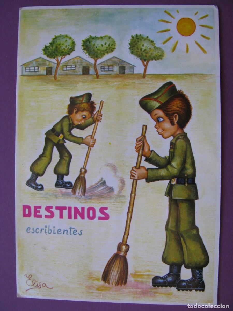 Postales: POSTAL: MILI: DESTINOS ESCRIBIENTES N&ordm; 2040/1 . ESCRITA