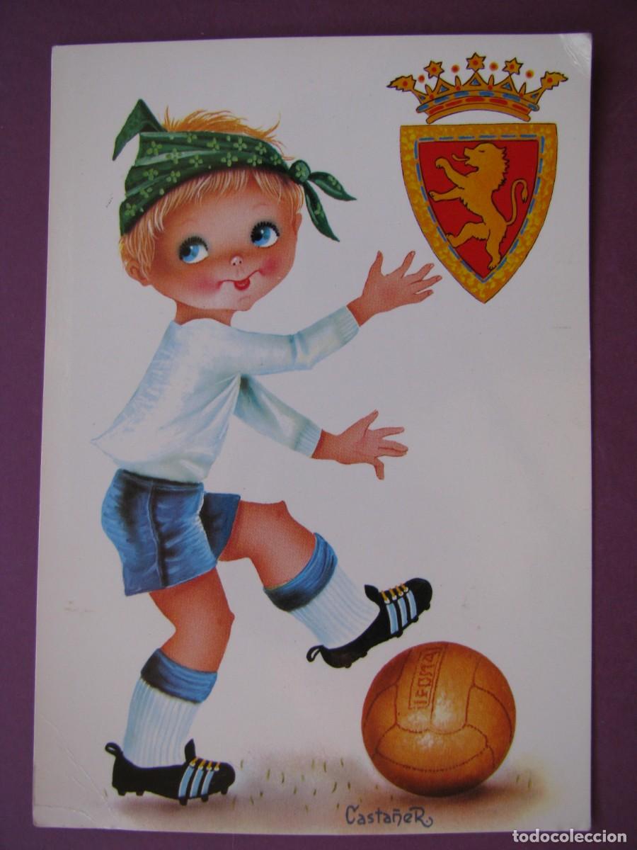 Postales: POSTAL DE IL. CASTA&Ntilde;ER. FUTBOL, REAL ZARAGOZA. ED. SAVIR 733