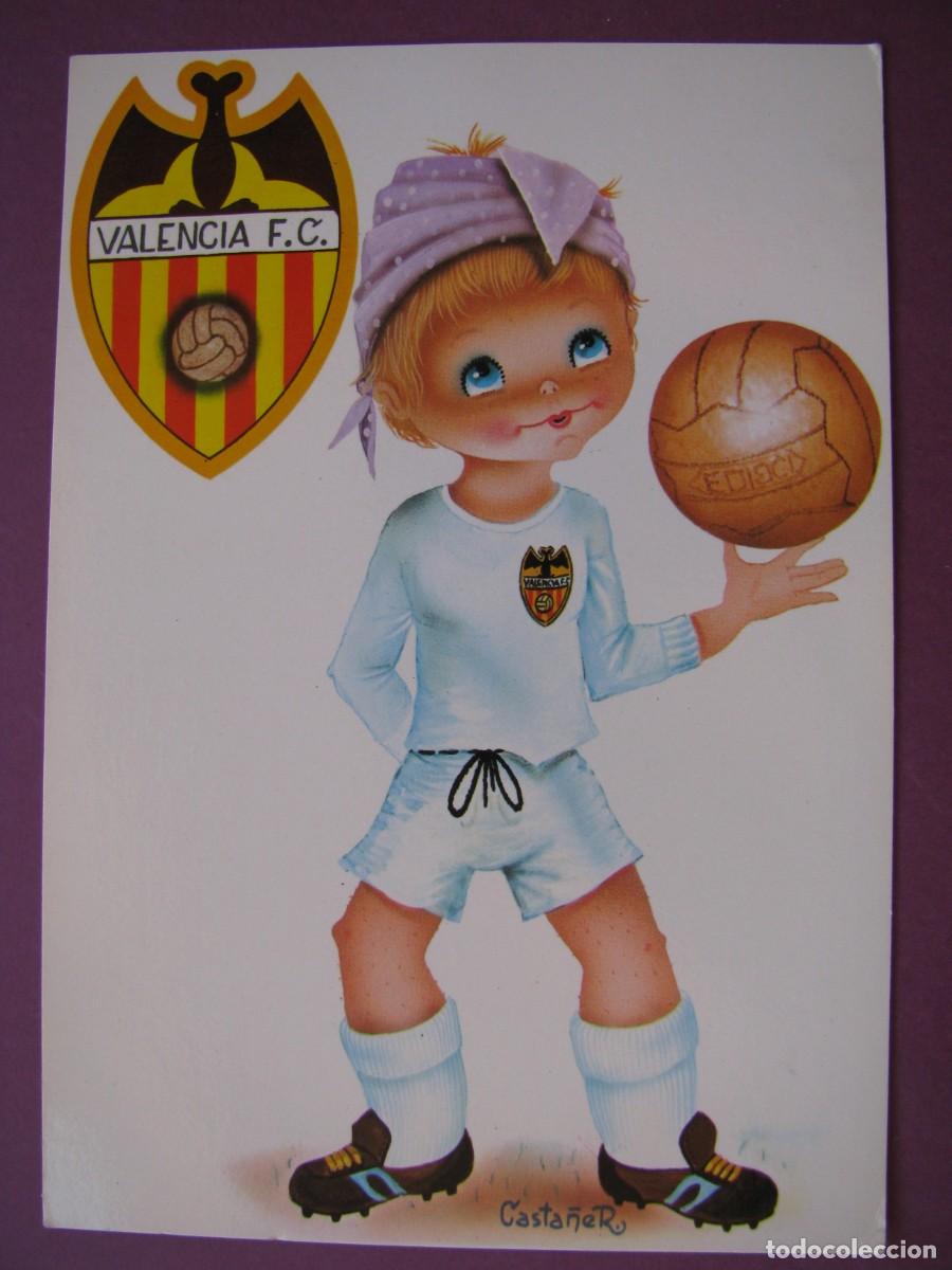 Postales: POSTAL DE IL. CASTA&Ntilde;ER. FUTBOL, VALENCIA C. F. ED. SAVIR 731