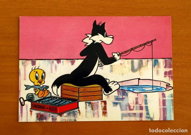 Postales: Gato Silvestre y Piolin - Postal sin circular n&ordm; 806 - Editorial Tarje-Fher 1965 - Mandolina