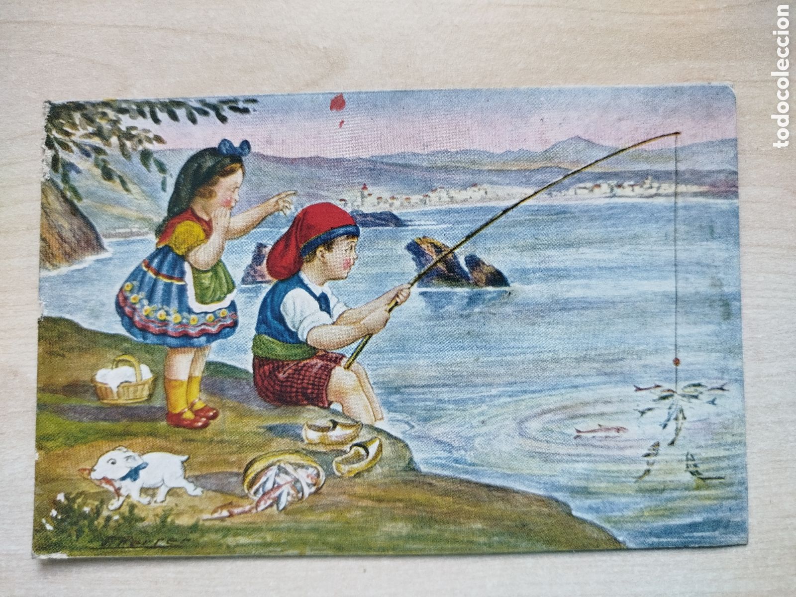 Postales: Serie de la pesca, n&uacute;m. 35, Locfon