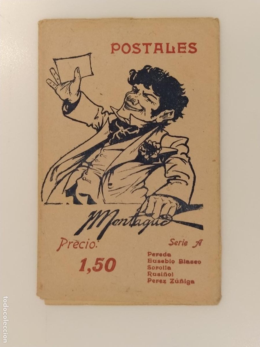 Postales: SOBRE VACIO POSTALES MONTAGUD SERIE A -VER FOTOS-(K-16.148)