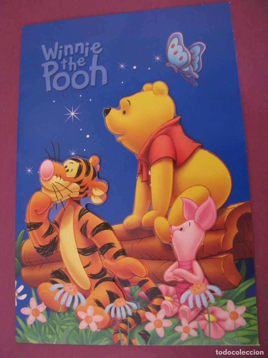 Postales: POSTAL DIPTICA DE WINNIE THE POOH. 19X13 CM. SIN ESCRIBIR