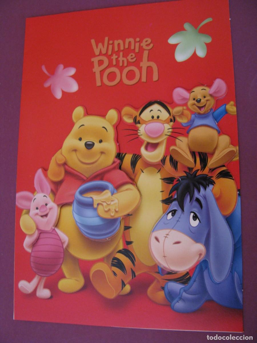 Postales: POSTAL DIPTICA DE WINNIE THE POOH. 19X13 CM. SIN ESCRIBIR