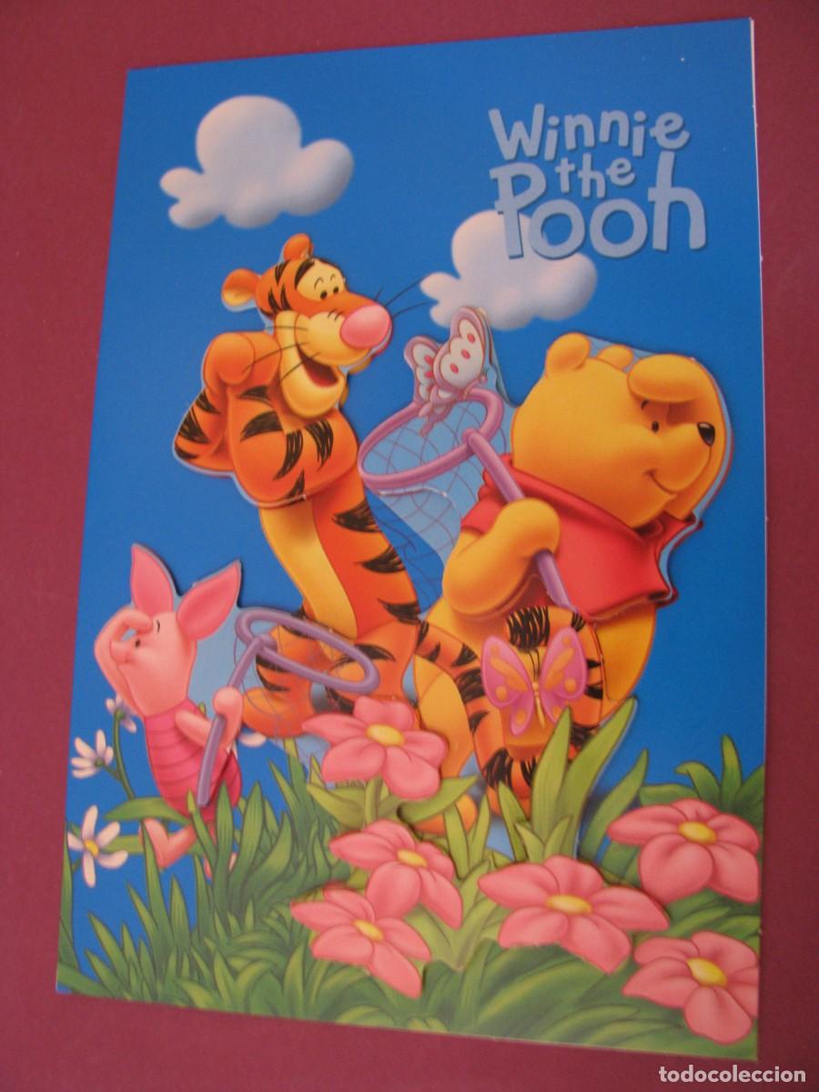 Postales: POSTAL DIPTICA DE WINNIE THE POOH. 19X13 CM. SIN ESCRIBIR