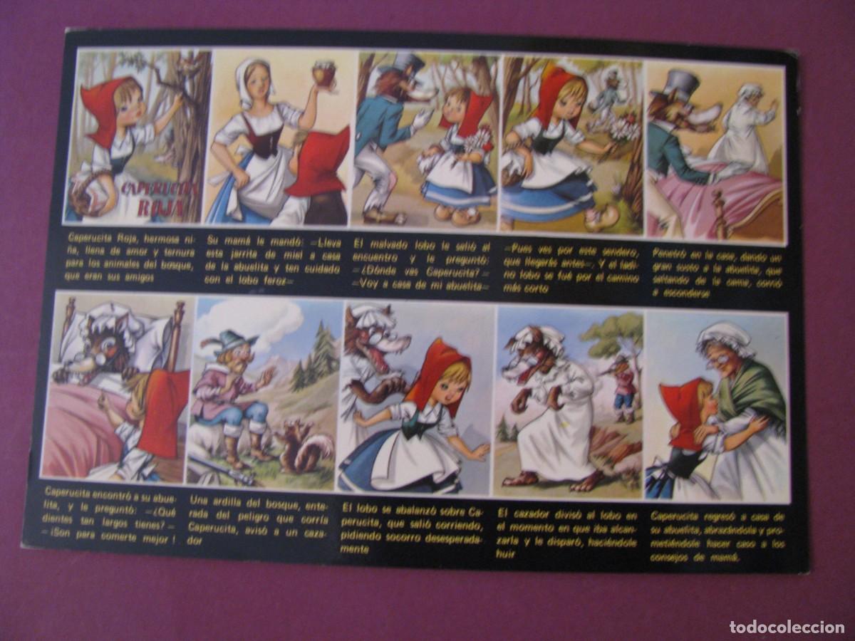 Postales: POSTAL DE LA SERIE ENSUE&Ntilde;O. GARCIA GARRABELLA. 2. CAPERUCITA ROJA