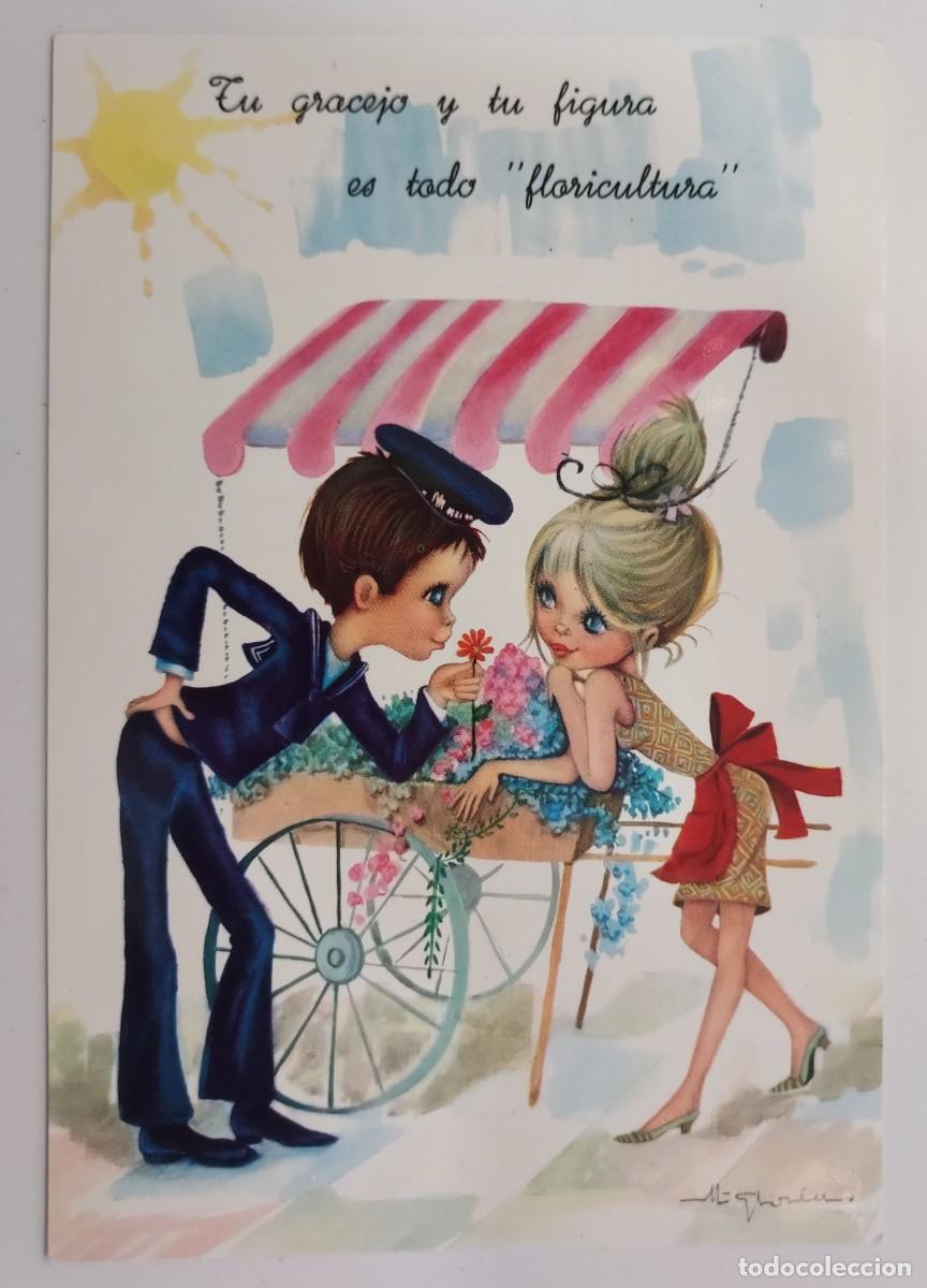 Postales: POSTAL ILUSTRADOR M GLORIA. MILI MILITAR ARMADA MARINA RECLUTA NOVIA ENAMORADOS. SIN CIRCULAR. 1966