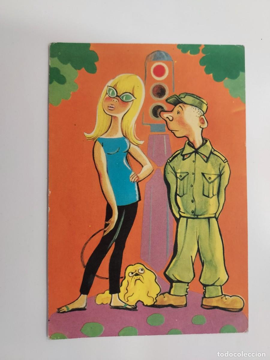Postales: POSTAL ILUSTRADA. MILI MILITAR SOLDADO RECLUTA CHICA. ESCRITA. 1965. BERGAS