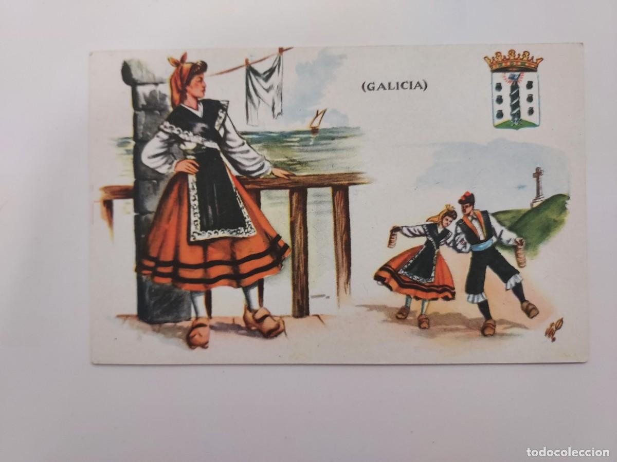 Postales: POSTAL ILUSTRADA. TRAJE REGIONAL GALICIA. POSTALES BEA. SIN CIRCULAR. A&Ntilde;OS 1950