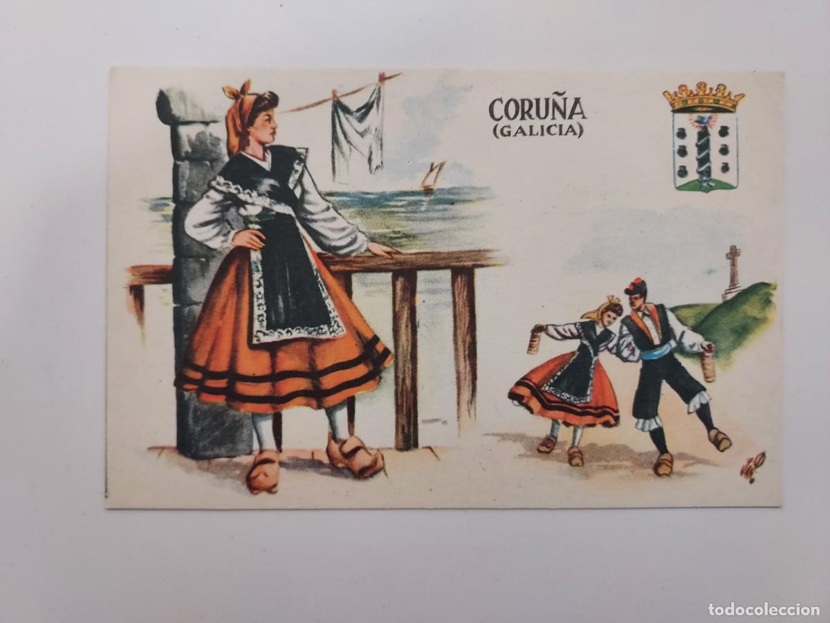 Postales: POSTAL ILUSTRADA. TRAJE REGIONAL GALICIA. POSTALES BEA. SIN CIRCULAR. A&Ntilde;OS 1950