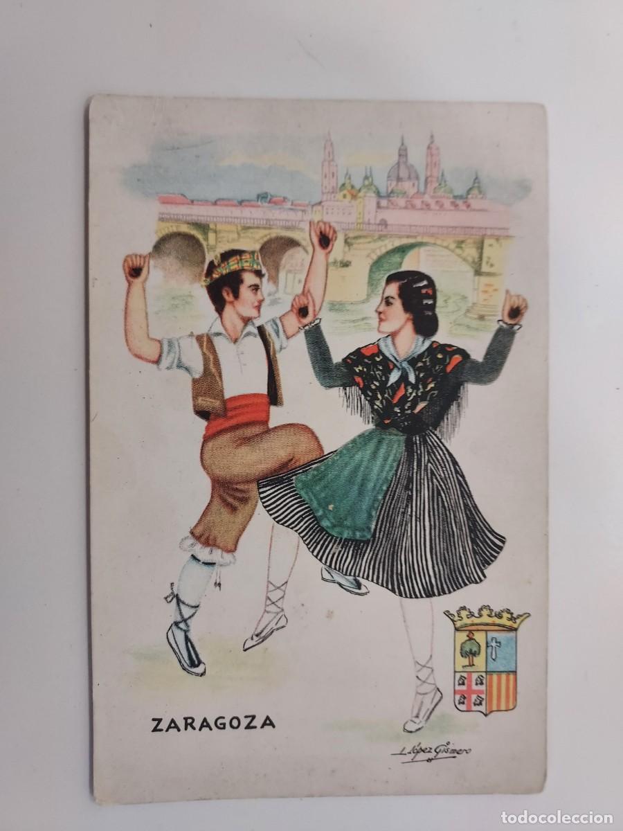 Postales: POSTAL ILUSTRADA. TRAJE REGIONAL ZARAGOZA. POSTALES BEA. SIN CIRCULAR. A&Ntilde;OS 1950