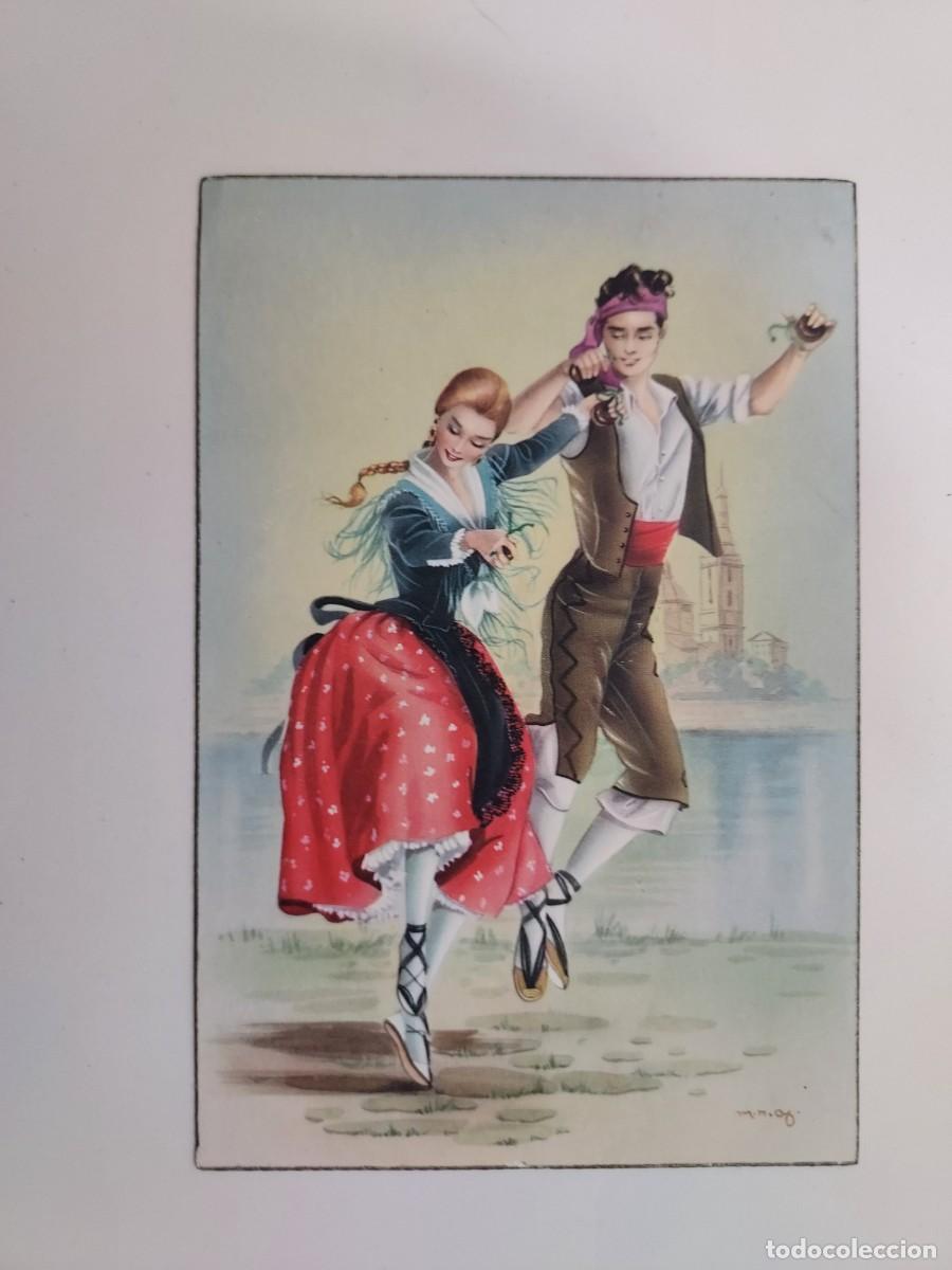 Postales: POSTAL ILUSTRADA M. M. G. TRAJE TIPICO BAILE JOTA ARAGON. CYZ. S/C