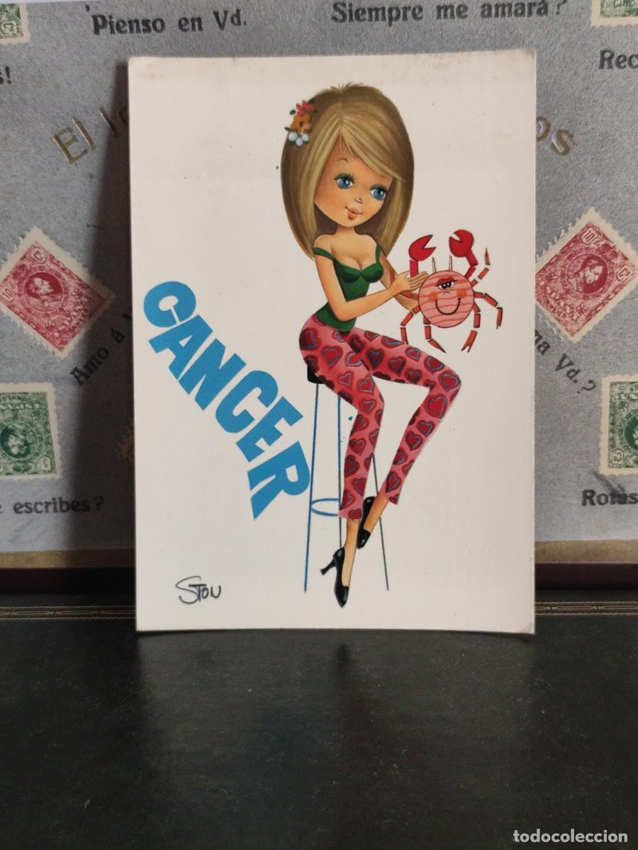 Postales: P6317 Postal Zodiaco Cancer Ston . CyZ