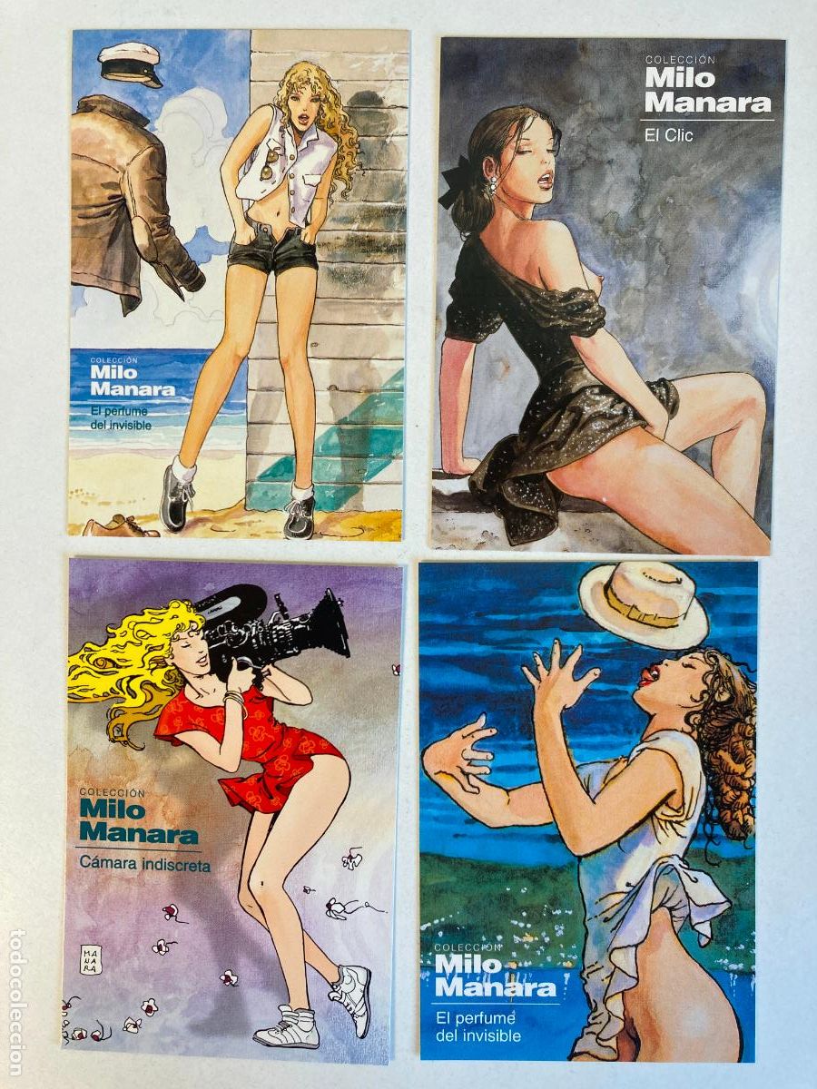Postales: 4 POSTALES, COLECCION MILO MANARA - NORMA EDITORIAL 1999
