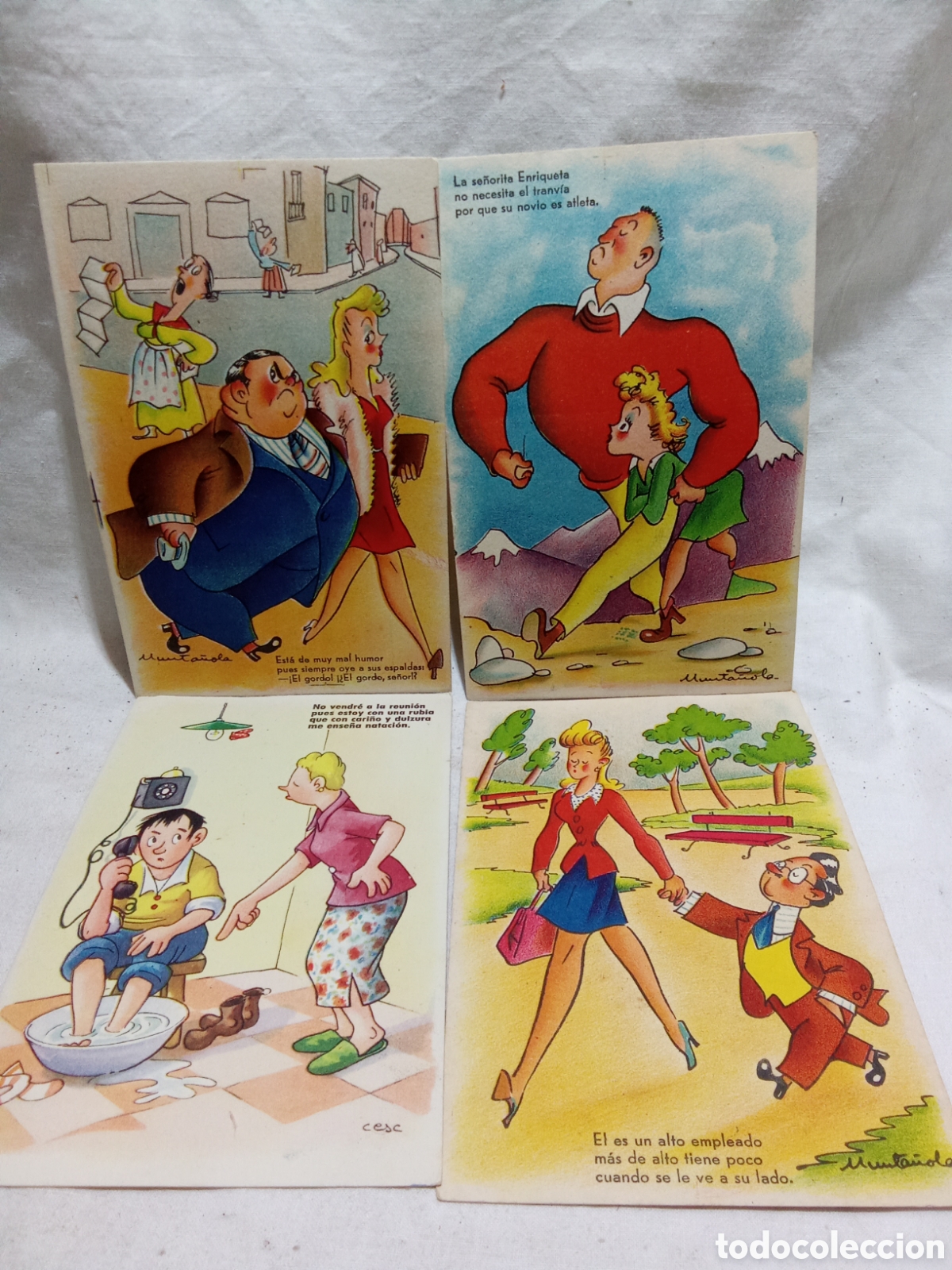Postales: LOTE 5 DE 4 PRECIOSAS POSTALES