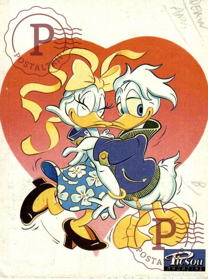 Postkarten: ILUSTRADA. ILLUSTRATEUR. DISNEY DONALD DAISY