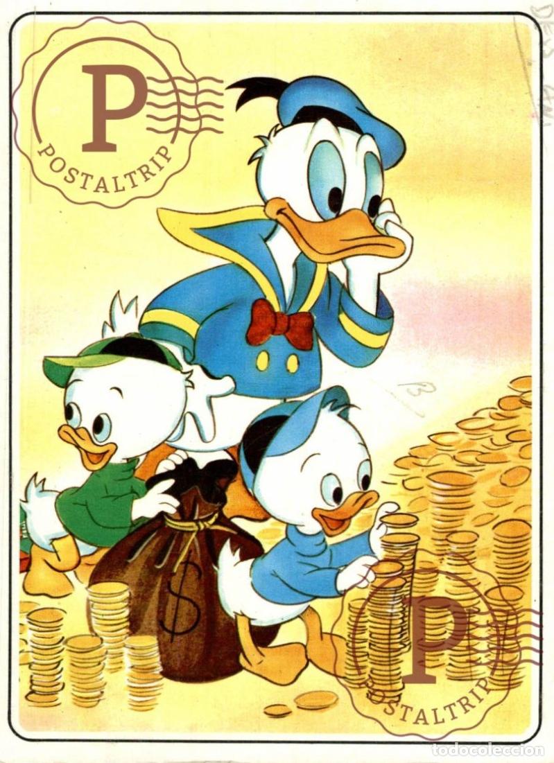 Postkarten: ILUSTRADA. ILLUSTRATEUR. DISNEY SERIE D 550 DONALD ET SES NEVEUX