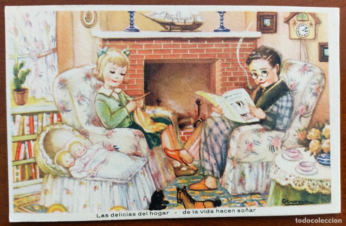Postcards: POSTAL LAS DELICIAS DEL HOGAR... - SERIE 3010 ALELUYAS CONYUGALES - EDITA FENIX