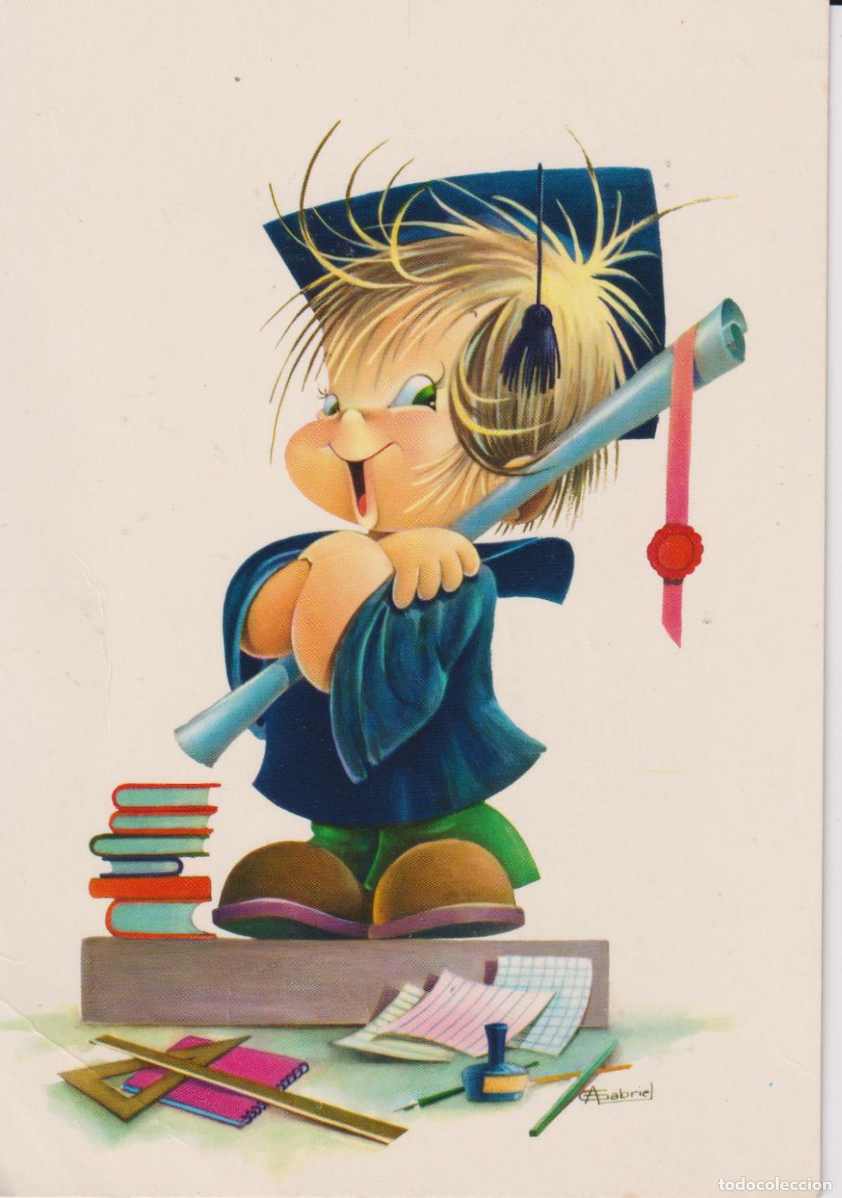 Postkarten: ILUSTRADOR: GABRIEL &ndash; GRADUACI&Oacute;N &ndash; EDITA CyZ 6692 - ESCRITA