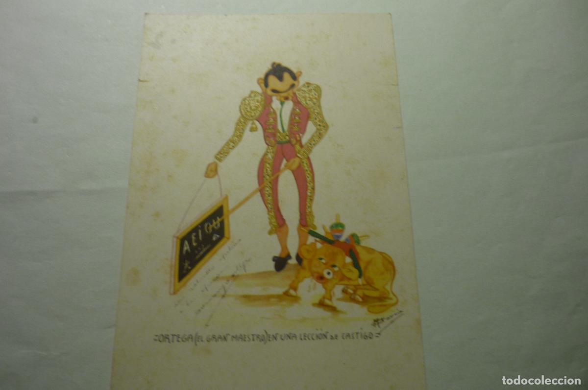 Postales: postal dibujo torero ortaga cm