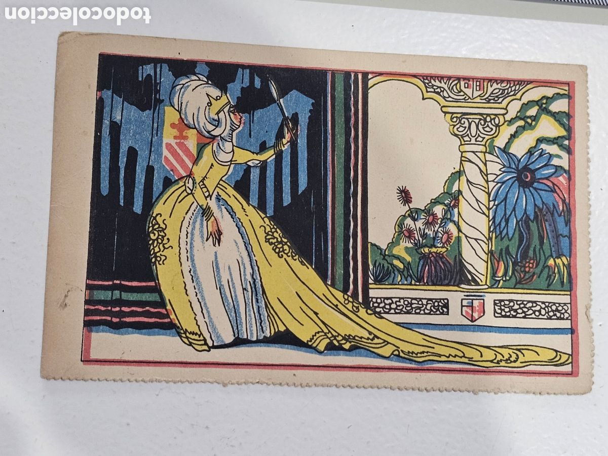 Postales: Magn&iacute;fica Tarjeta Postal Antigua (1944) Ed. Saturnino Calleja Blancanieves Barcelona 1944