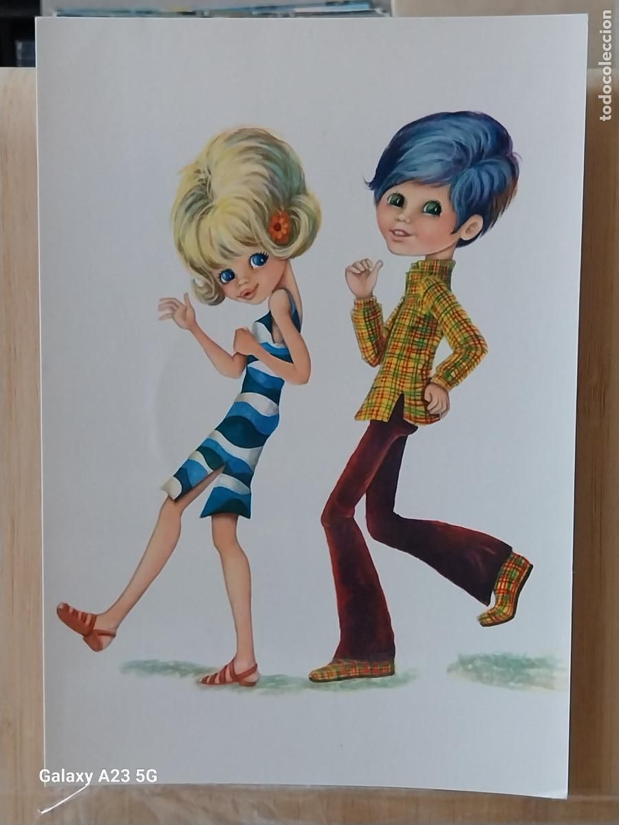 Postales: ILUSTRACION J&Oacute;VENES ED CYZ 6646 ESCRITA A&Ntilde;O 1966