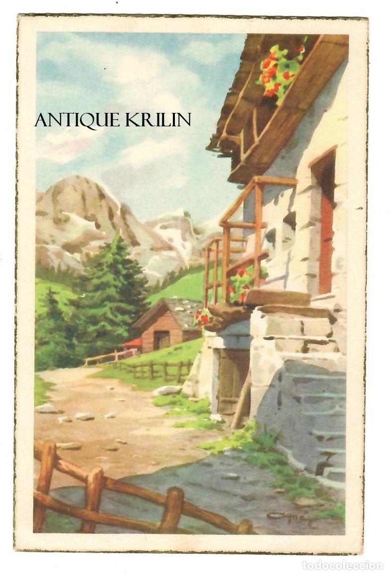 Postales: POSTAL EDITORIAL ARTIGAS - SIRENITA SERIE 1073 / ILUSTRA AYN&Eacute; / SIN FRANQUEAR PERO ESCRITA