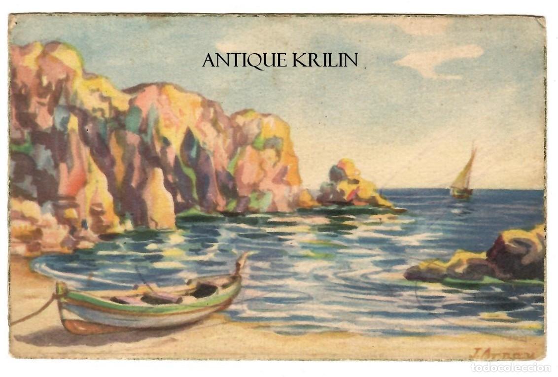 Postales: POSTAL EDICION JBR-B SERIE 15 / ILUSTRA J. ARNAU / SIN FRANQUEAR PERO ESCRITA DORSO