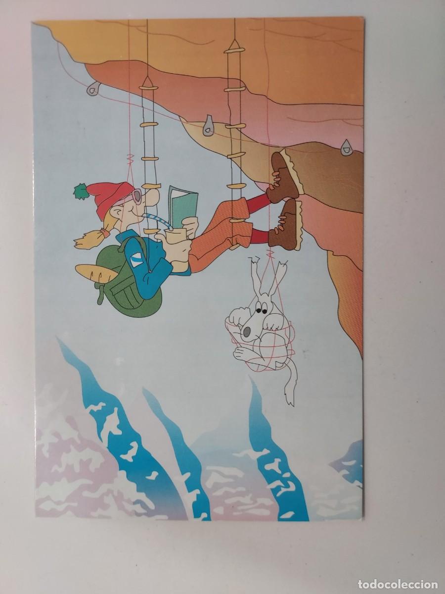 Postales: POSTAL ILUSTRADOR PEPE CARREIRO. EXCURSIONISTA ALPINISTA MONTA&Ntilde;ERO PEREGRINO. XUNTA DE GALICIA