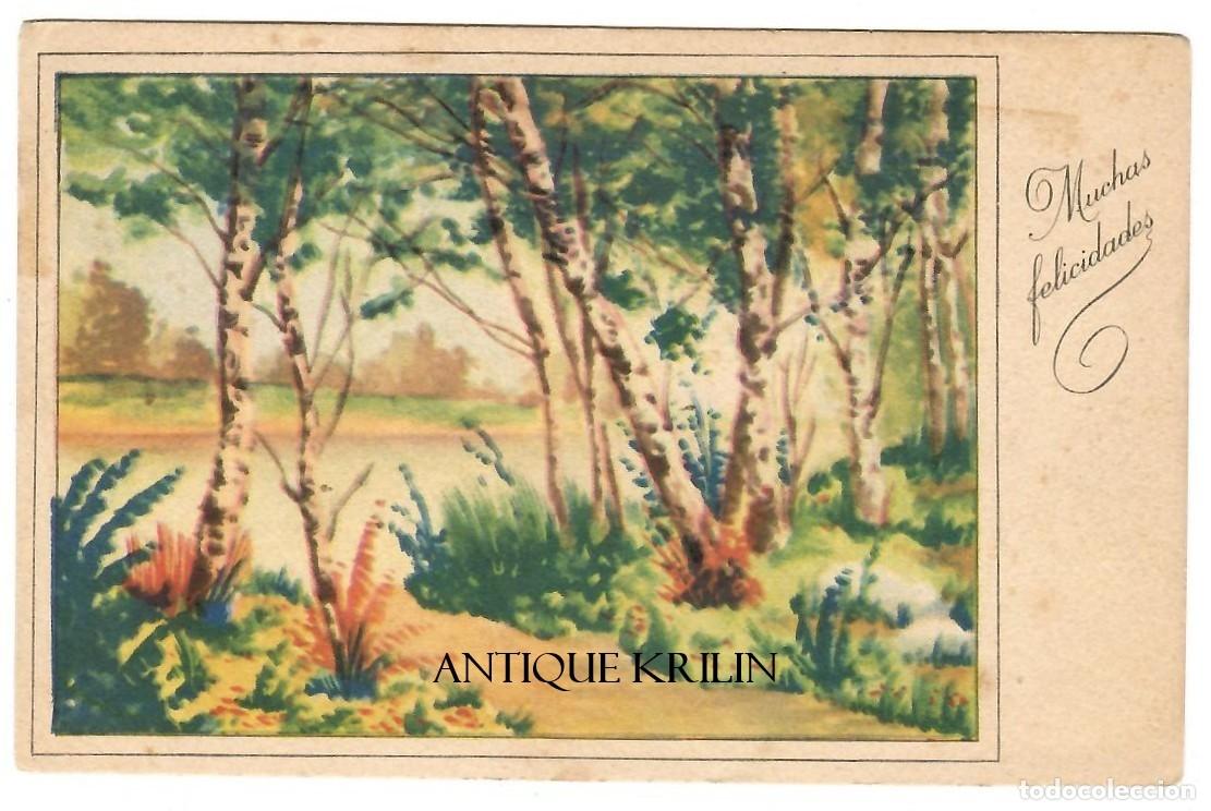 Postales: POSTAL EDITORIAL ARTIGAS - FENIX SERIE 3003 / MUCHAS FELICIDADES / SIN FRANQUEAR PERO ESCRITA DORSO