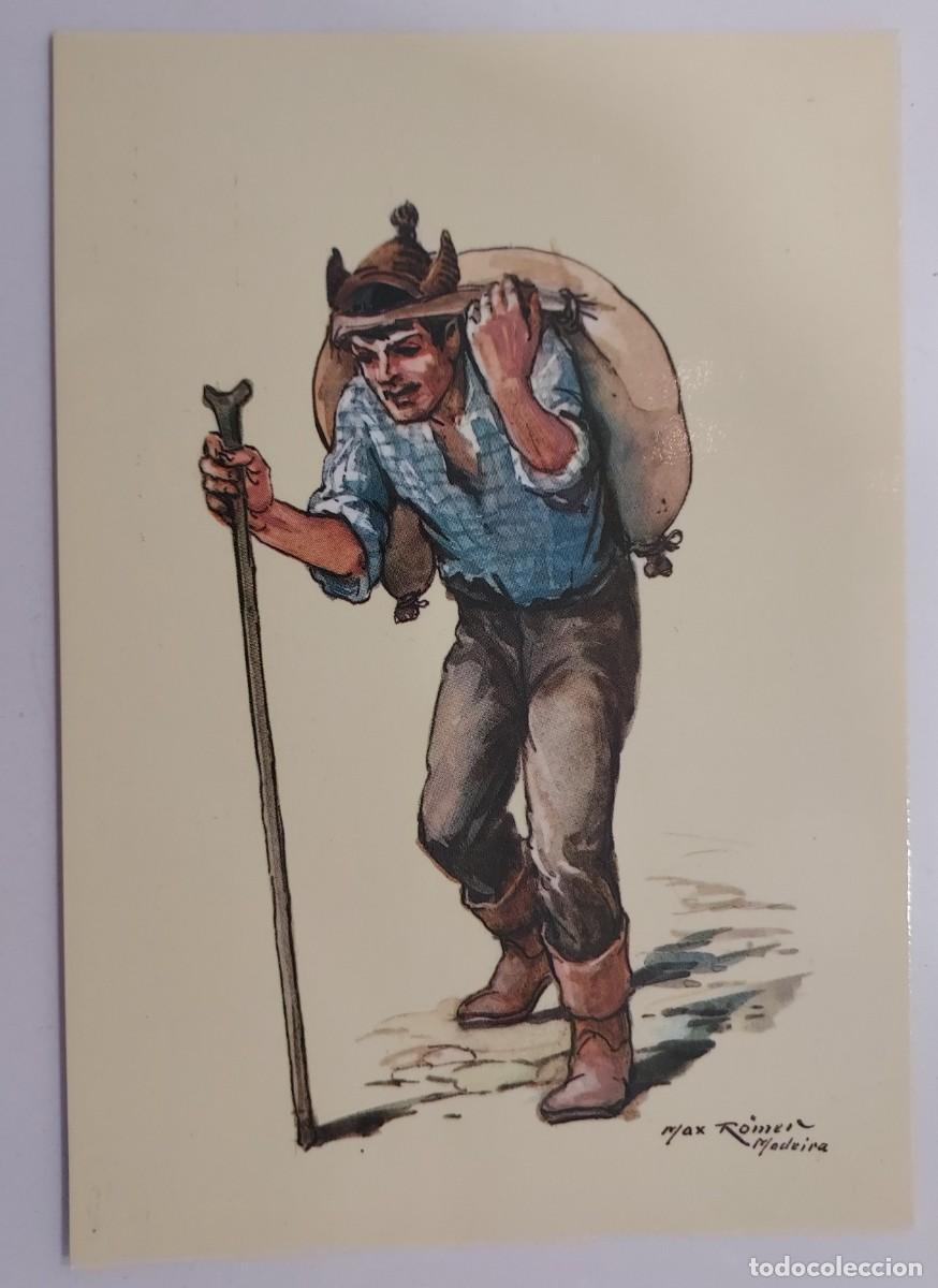 Postales: POSTAL ILUSTRADOR MAX ROMER. TIPOS. BORRACHEIRO. PORTUGAL MADEIRA TURISMO