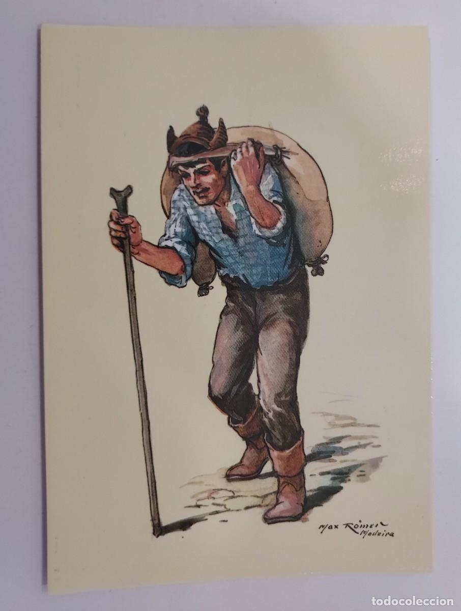 Postales: POSTAL ILUSTRADOR MAX ROMER. TIPOS. BORRACHEIRO. PORTUGAL MADEIRA TURISMO