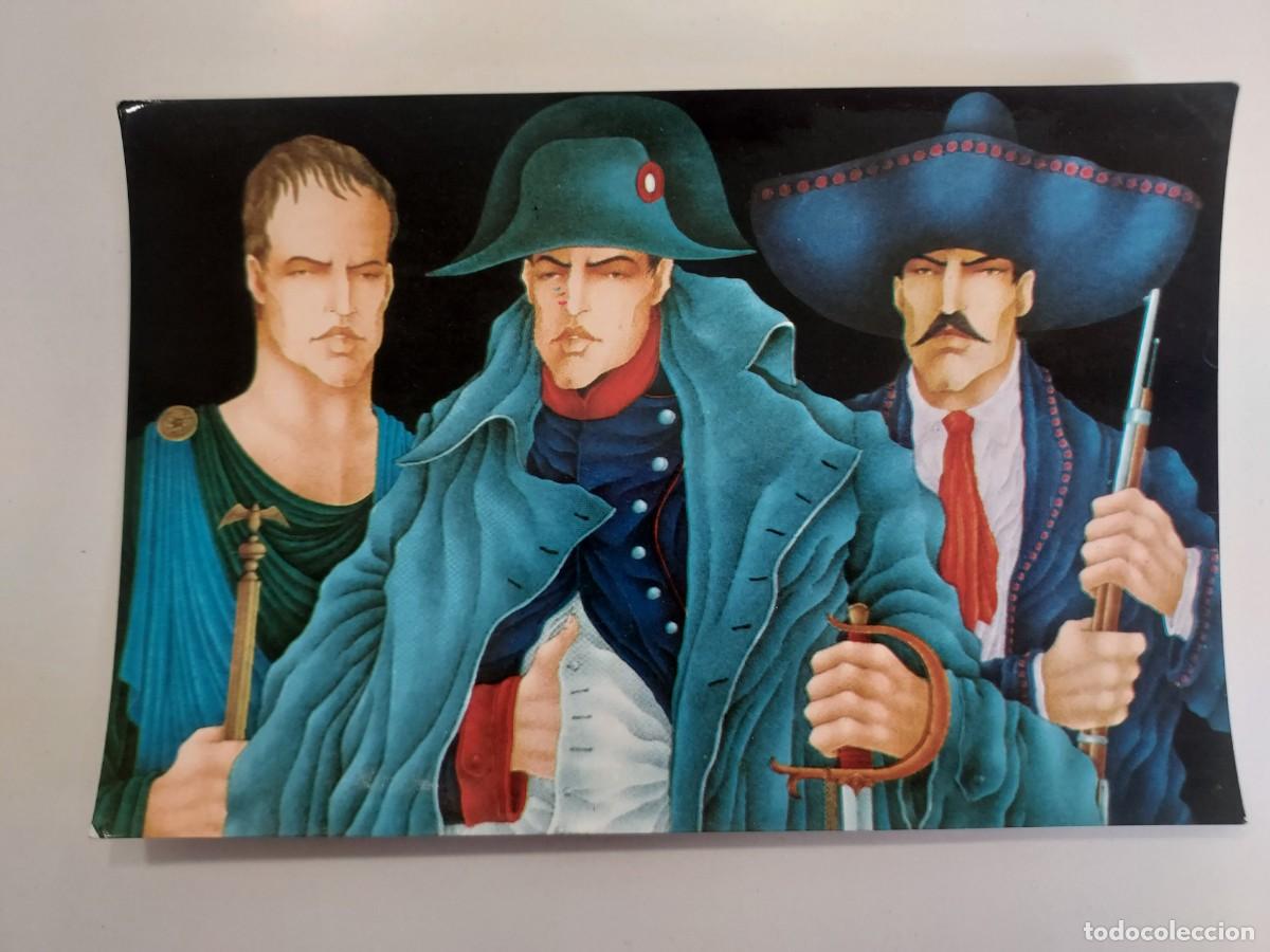 Postales: POSTAL ILUSTRADOR JOSE RAMON SANCHEZ. MARLON BRANDO. CINE. SIN CIRCULAR. 1985 IMAGENES