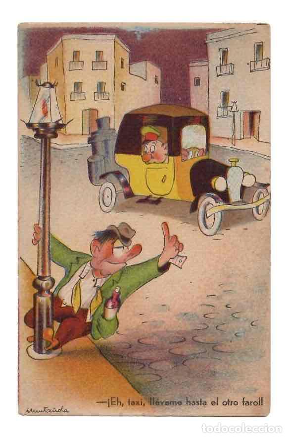 Postales: TARJETA POSTAL ILUSTRADA POR JOAQUIM MUNTA&Ntilde;OLA. C.1950