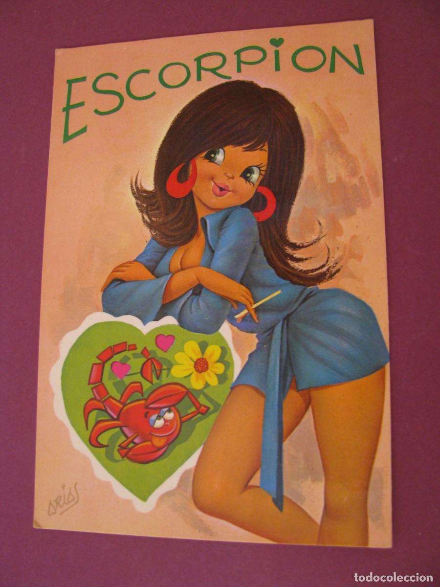 Postales: POSTAL DE IL. ARIAS. HOROSCOPO, ESCORPION. C. Y Z. 7887-D