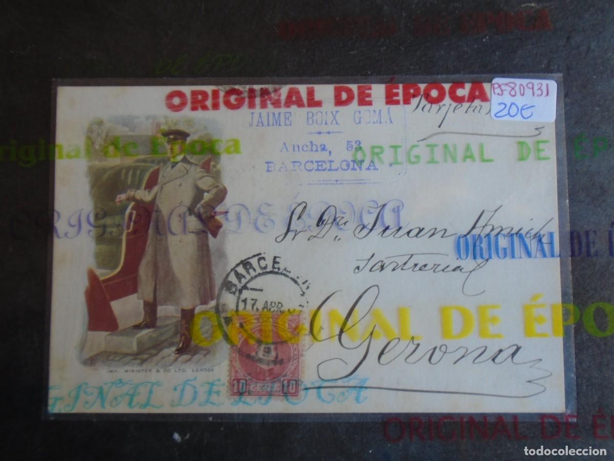 Postales: (PS-80931)POSTAL PUBLICIDAD CHOCOLATES JAIME BOIX (BARCELONA)