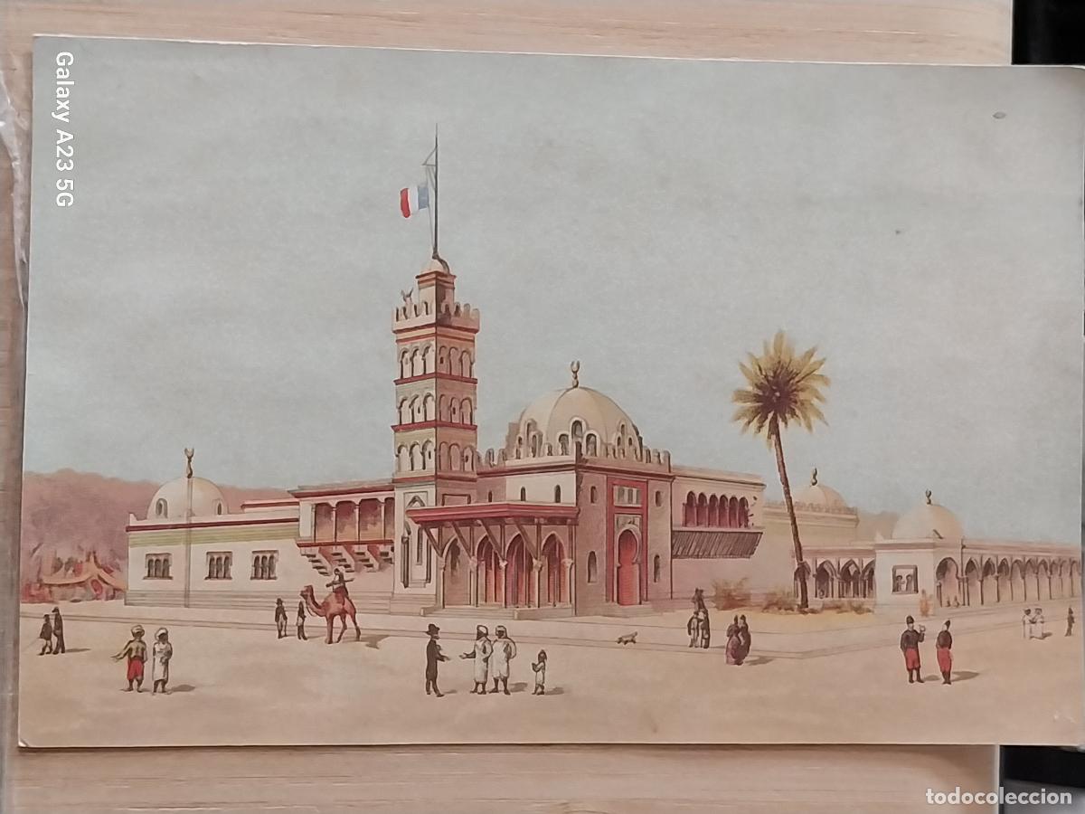 Postales: PABELLON ARGELIA EXPO 1889 PARIS TARJETA ILUSTRACION TAMA&Ntilde;O POSTAL VINTAGE ORIGINAL