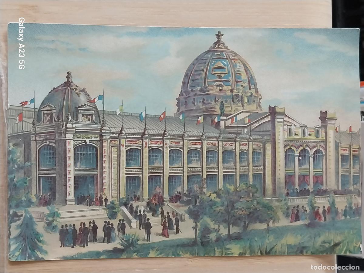 Postales: PABELLON BELLAS ARTES BEAUX ARTSS EXPO 1889 PARIS TARJETA ILUSTRACION TAMA&Ntilde;O POSTAL VINTAGE ORIGINAL