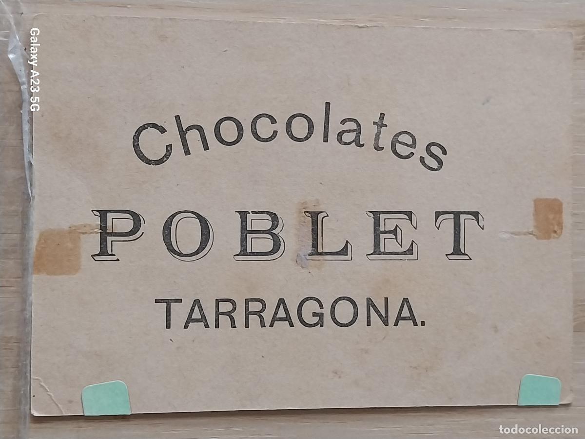 Postales: CHOCOLATES POBLET TARRAGONA CROMO PUBLI PPOS SXX 9.9X7CMS ILUSTRACION FARO VELERO