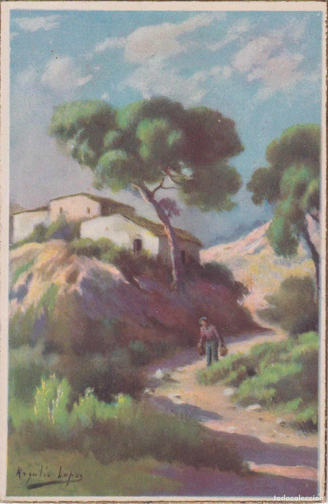 Postales: ILUSTRADOR: ROGELIO LOPEZ, PAISAJE RURAL - SERIE PAISAJES - S/C