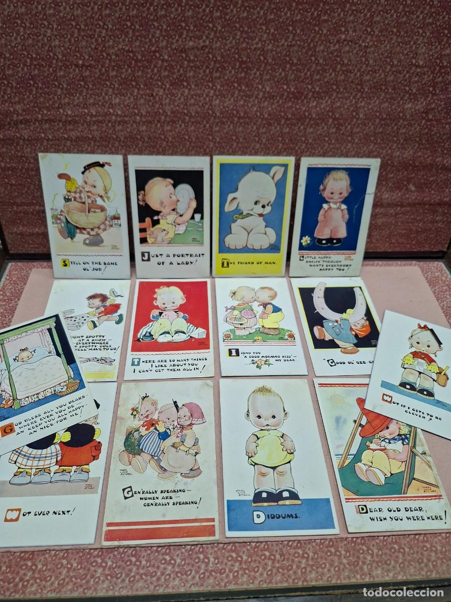 Postales: LOTE COLECCION POSTALES ANTIGUAS COMICAS ILUSTRADORA MABEL LUCIE ATTWELL VALENTINE & SONS
