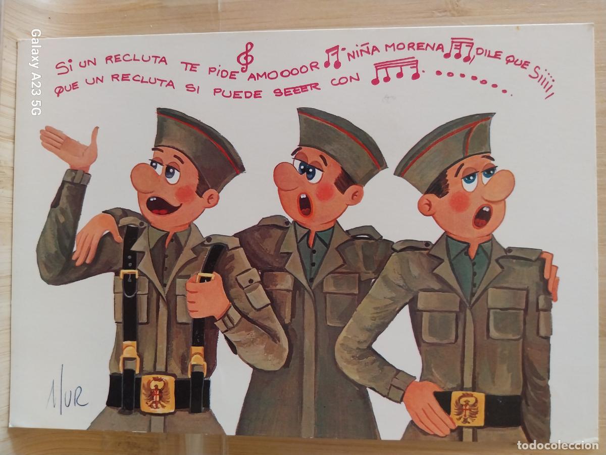 Postales: RECLUTAS MILITARES ILUSTRACION MUR ED CYZ 7522/31 B SC ORIGINAL
