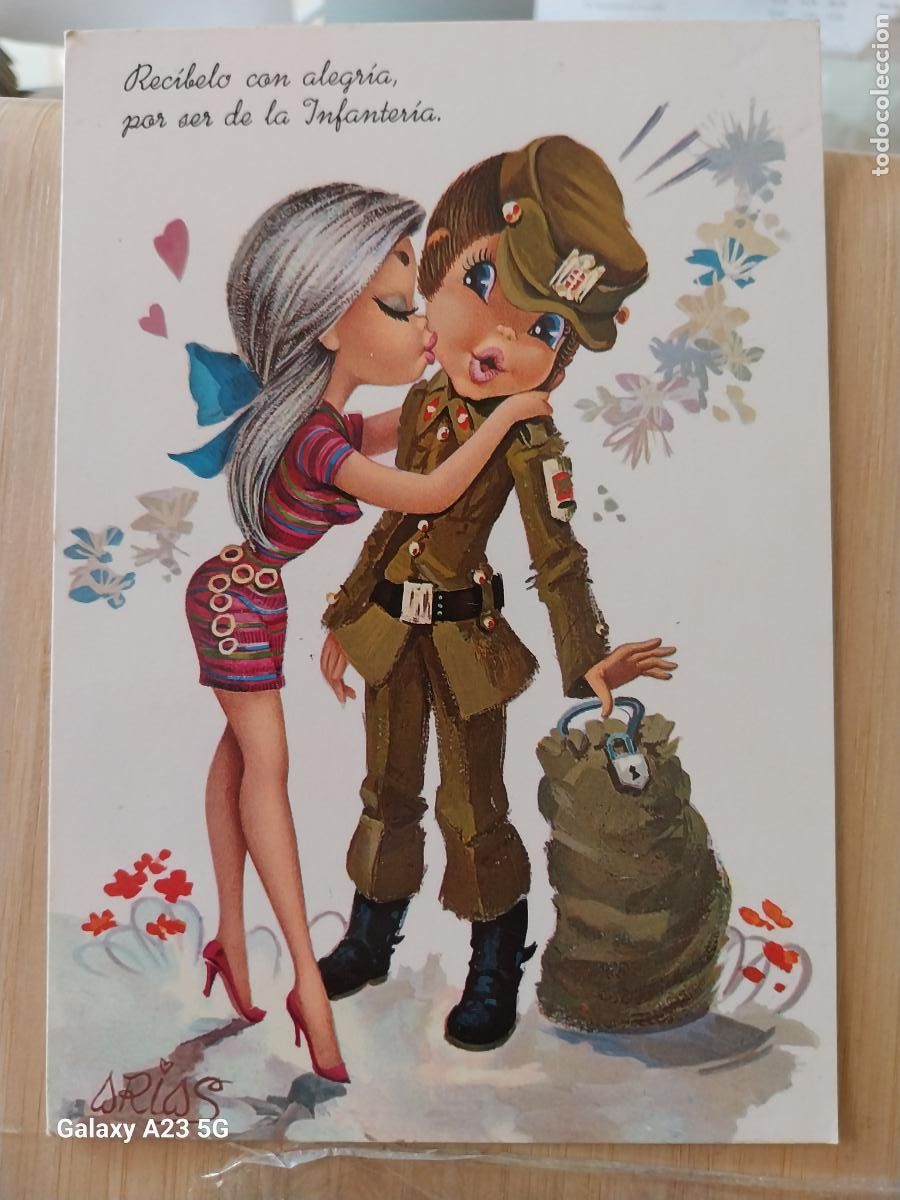 Postales: RECLUTAS MILITARES ILUSTRACION ARIAS ED CYZ 6986/31 D SC ORIGINAL