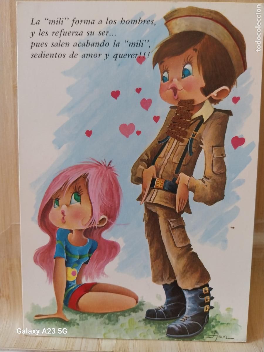 Postales: RECLUTAS MILITARES ILUSTRACION ASUN ED CYZ 7398/31 A SC ORIGINAL