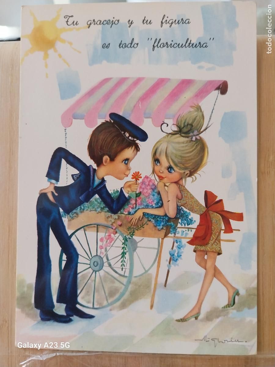 Postales: RECLUTAS MILITARES ILUSTRACION M GLORIA A&Ntilde;O 1971 ED CYZ 6806 SC ORIGINAL
