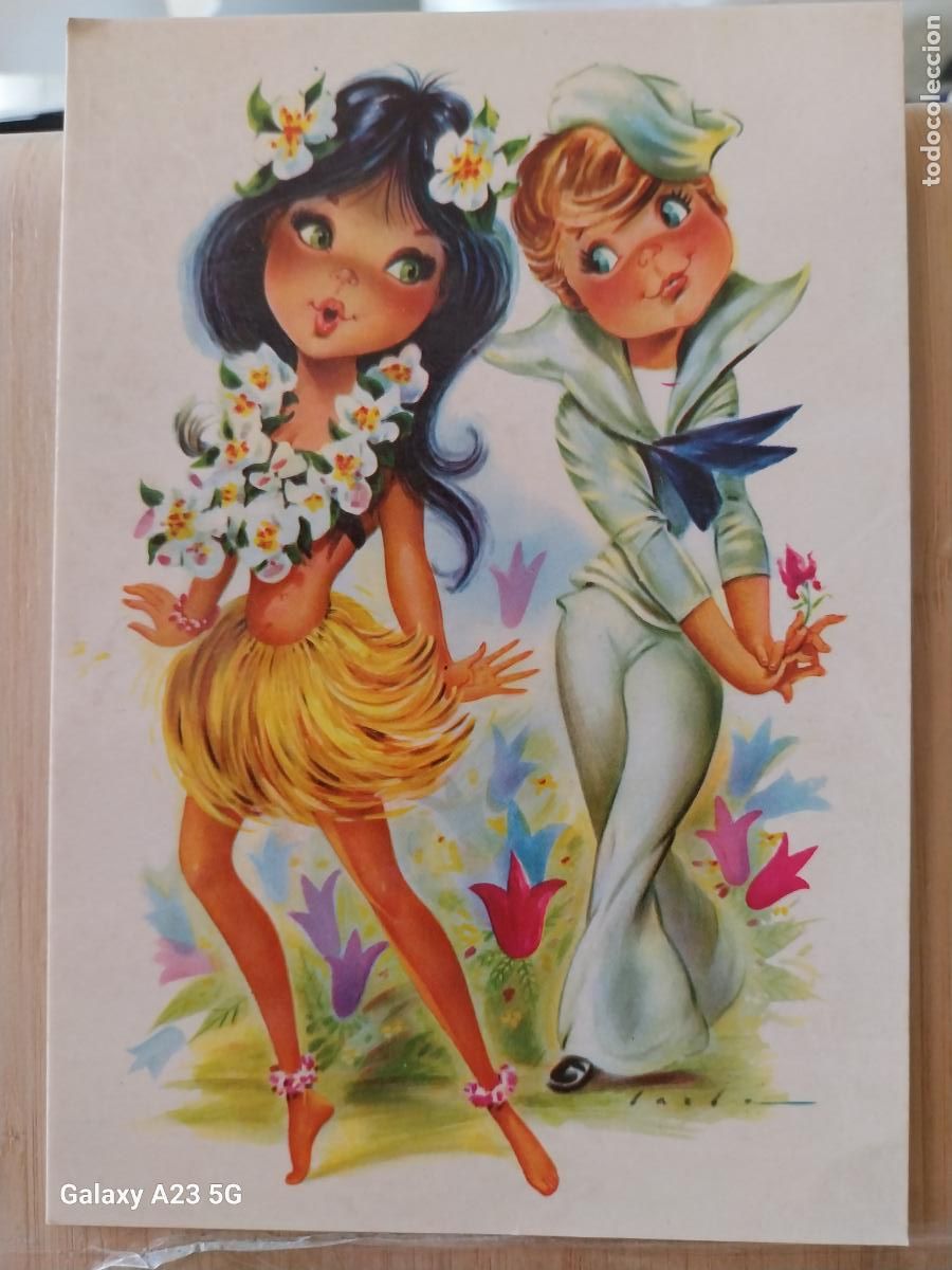 Postales: RECLUTAS MILITARES ILUSTRACION BARA A&Ntilde;O 1971 ED S J 331 B SC ORIGINAL
